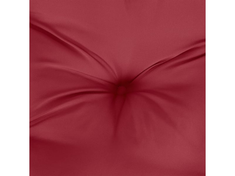  Coussin rond, coussin d'assise rouge bordeaux ø 60 x11 cm tissu oxford cf56629  - Conforama E