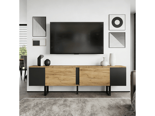 Meuble tv coloris marron