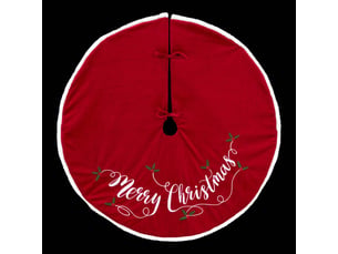 Tapis sapin brode christmas