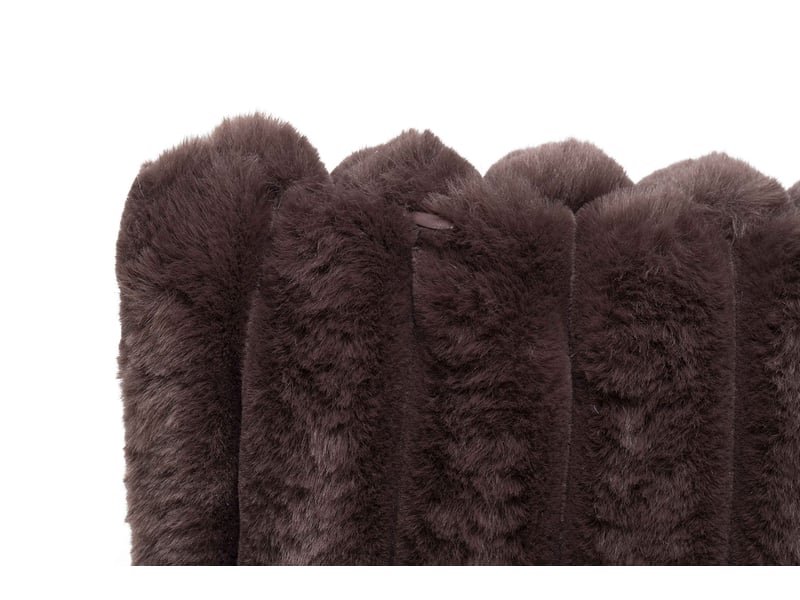 Coussin marron 40 cm 40 cm FURRY - Conforama J