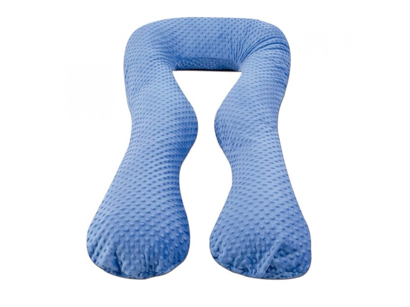  Coussin grossesseallaitement forme en u bleu 421044 - Conforama A