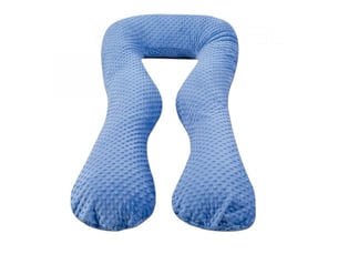 Coussin grossesseallaitement forme en u bleu