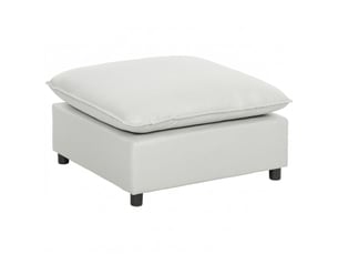 Pouf / repose pied gris