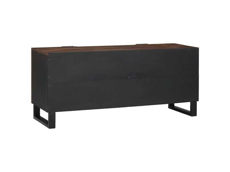  Meuble tv - unites tv 105 x 33 x 46 cm noyer bois d'ingénierie  - Conforama E
