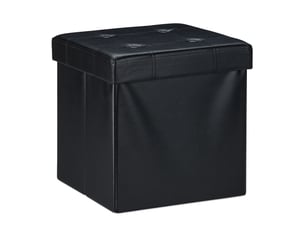 Pouf / repose pied HELLOSHOP 26 noir