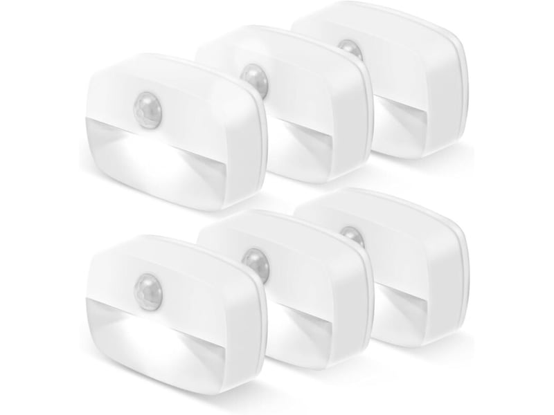  Veilleuse led d'intérieur à induction, veilleuse adhésive à piles, adaptée aux couloirs, escaliers, salles de bains, armoires et chambres.  - Conforama E