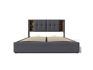 Lit coffre 160x200 cm SOGEU   coloris gris