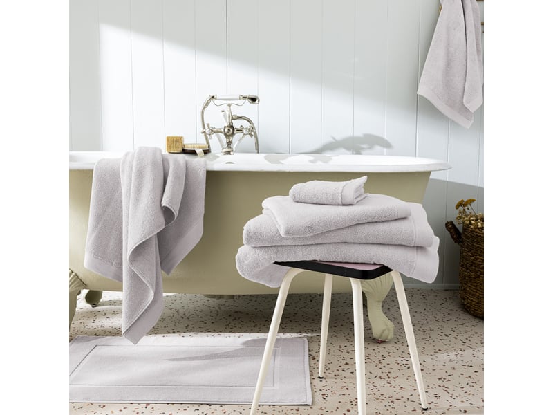  Pack complet 10 pièces softy salle de bain 100 % coton zero twist – 600 gm²  - Conforama A