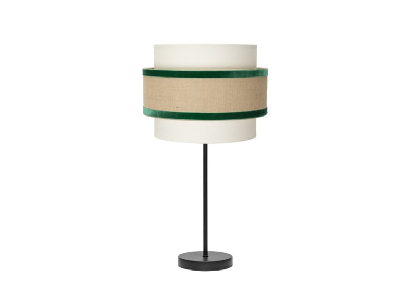  Lampe à poser fabrilamp cornalina beigevert 1 x e27 64 x 30 x 30 cm 246971106 - Conforama A