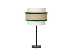 Lampe à poser fabrilamp cornalina beigevert 1 x e27 64 x 30 x 30 cm