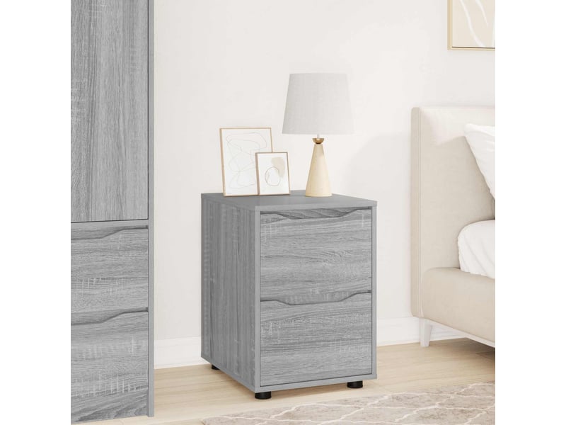  Armoire de rangement, commode de rangement 40 x 48 x 57 cm bois d'ingénierie shl8098  - Conforama B