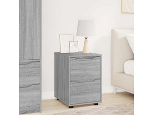 Commode 1 tiroir(s)    <strong></strong> <strong></strong> coloris gris largeur 40 cm