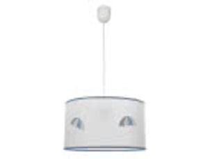Suspension enfant fabrilamp lluvia bleu ciel 1xe27 hauteur réglable 30-75 cm ø30 cm