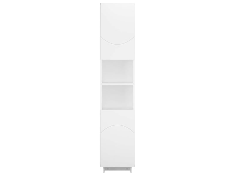 Meuble de rangement salle de bain blanc 36.5x38x180 cm - Conforama D