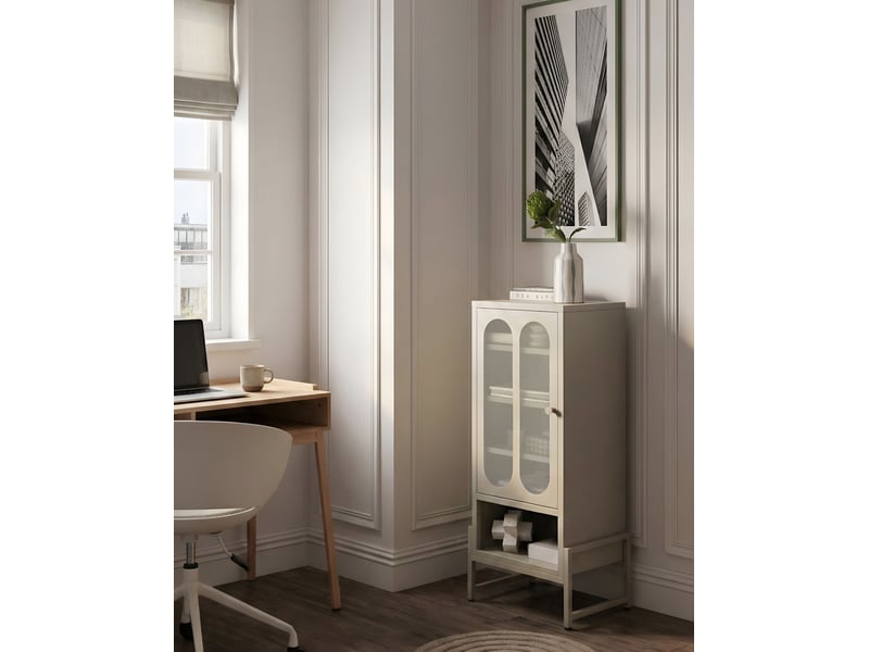  Commode soletta métal beige  - Conforama B
