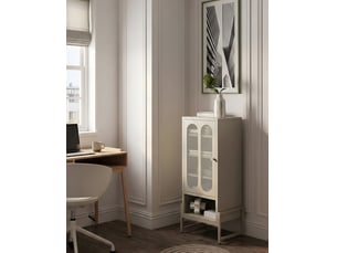 Armoire 1 porte(s) <strong>BELIANI</strong> <strong></strong> coloris beige largeur 47 cm