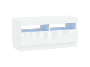 Meuble tv coloris blanc 1 cm <strong></strong> <strong></strong>