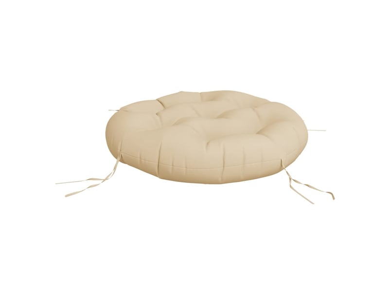  Coussin rond, coussin d'assise beige ø 60 x11 cm tissu oxford cf56603  - Conforama D