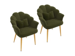 Fauteuil fixe MODFU Polyester vert vendu Par paire