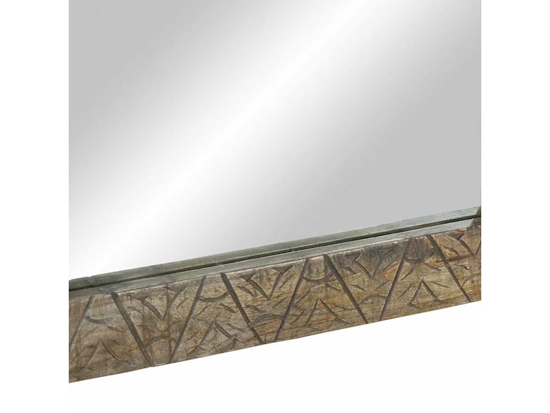  Miroir de salle de bain, miroir de toilette 50x2,5x70 cm bois de manguier massif cf62484  - Conforama E