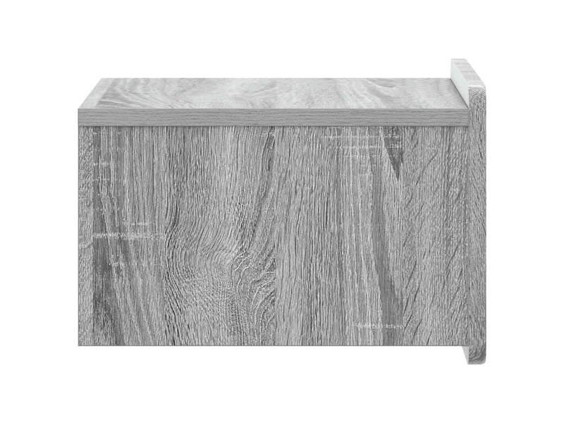  Table de chevet - cabinet de chevet - table de nuit mural sonoma gris 33 x 34,5 x 24 cm  - Conforama E