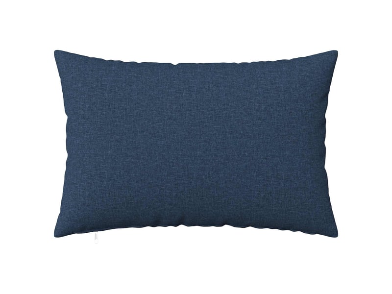  Lot de 6 housses de coussin heerlen bleu 50 x 80 cm tissu cf49586  - Conforama A