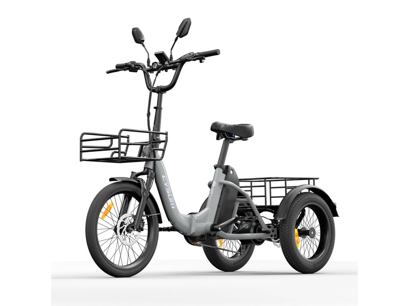  Tricycle électrique cysum ag1 pro, 750 w, batterie 48 v 20 ah, gris AG1 Pro - Conforama A