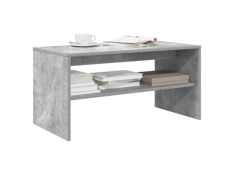  Meuble tv - banc tv - meuble de rangement gris cement 80 x 40 x 40 cm aggloméré  - Conforama B