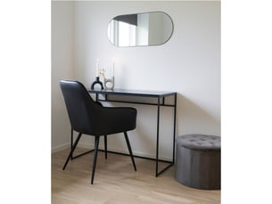 Miroir rectangulaire à poser coloris noir <strong></strong>  <strong></strong> - 35 cm x 80 cm