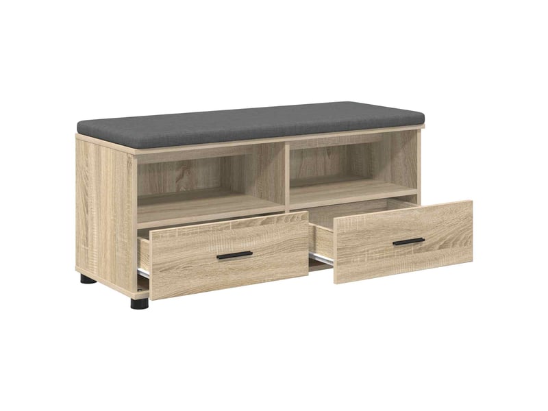  Banc d'entrée, banc interieur chêne sonoma 100x38x46 cm  - Conforama E