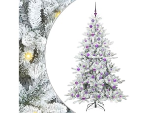 Sapin de noël - arbre de noël artificiel à branches articulées blanc 180 cm