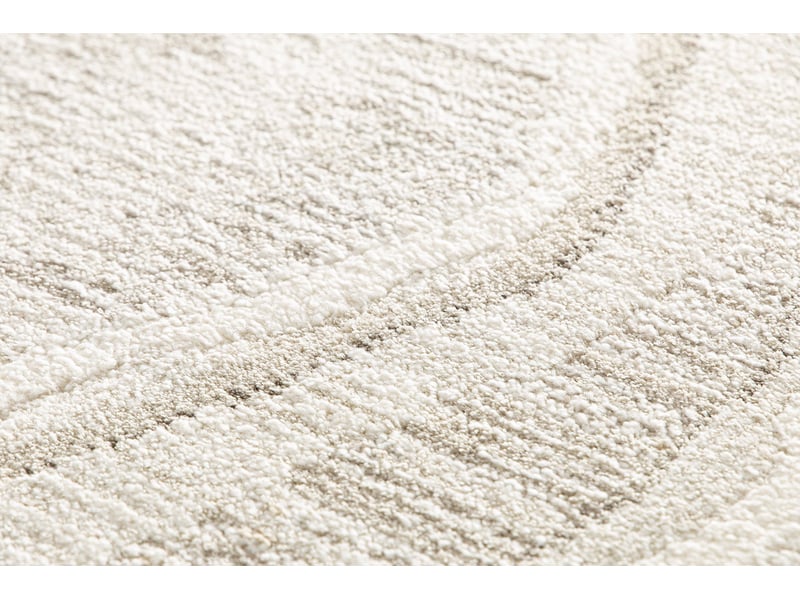  Bobochic tapis poils courts dune motif abstrait beige 160x230 DUNE - Conforama C