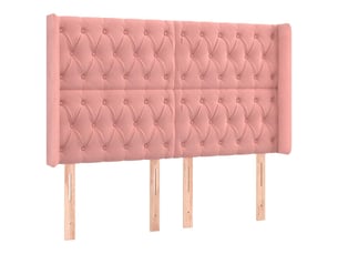 Tete de lit A poser largeur 163 cm   rose