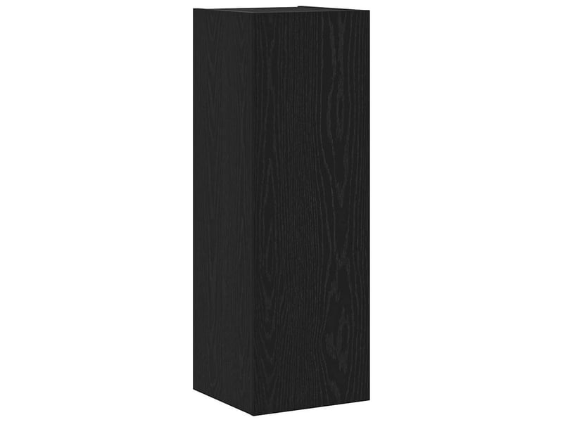  Ensemble meuble tv - banc tv - meuble de rangement 7 pcs chêne noir bois d'ingénierie  - Conforama E