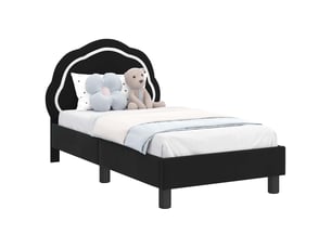 Lit simple 70x140 cm    coloris noir