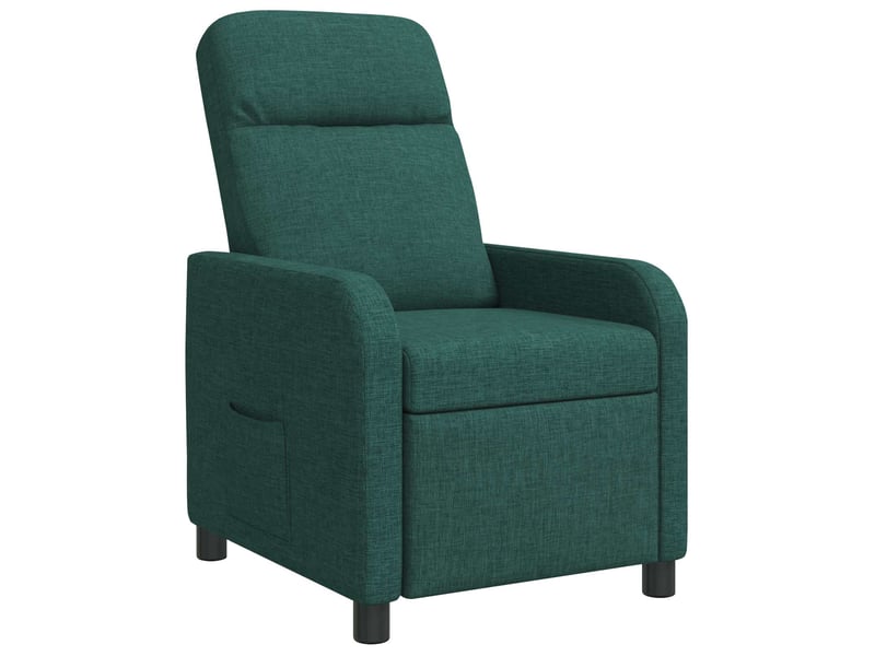  Vidaxl fauteuil inclinable vert foncé tissu  - Conforama A