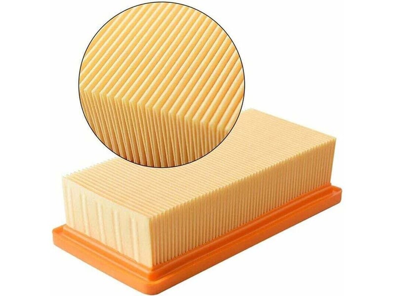  Enowelir filtre plissé plat 3 pièces pour aspirateur kärcher ad 3200 ad 3 premium ad 4 premium accessoire de remplacement  - Conforama D