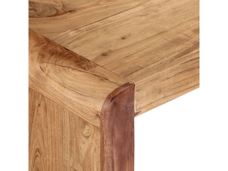  Meuble tv | support télé 110x33x33 cm bois d'acacia massif  - Conforama E