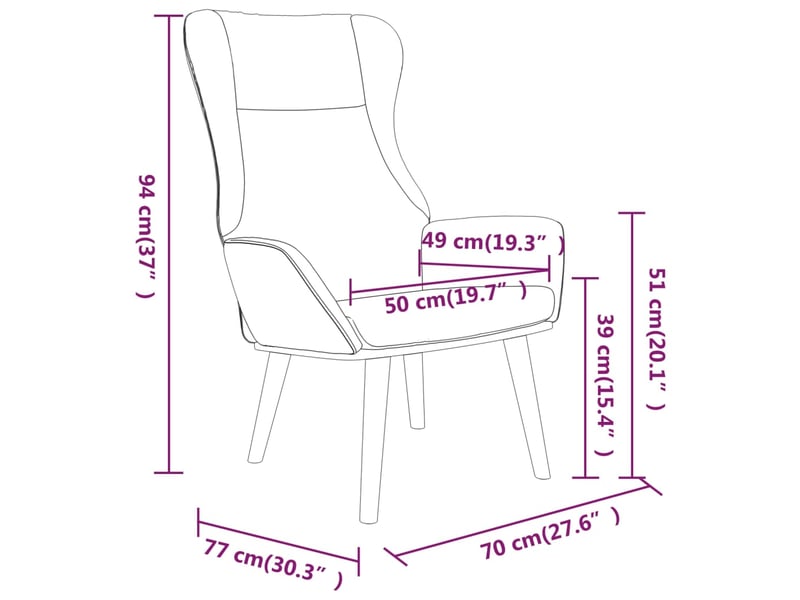 Vidaxl chaise de relaxation avec repose-pied rouge bordeaux tissu - Conforama C