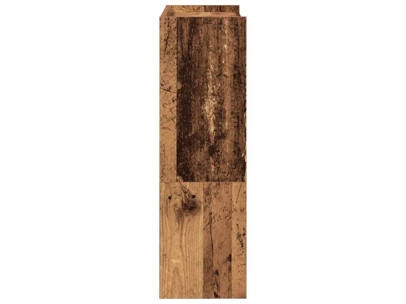  Meuble à chaussures, étagère à chaussures vieux bois 60x25x81 cm bois d'ingénierie  - Conforama E