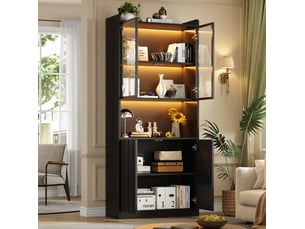Vitrine coloris noir  HAUSS SPOLE  - 80 cmx200 cm