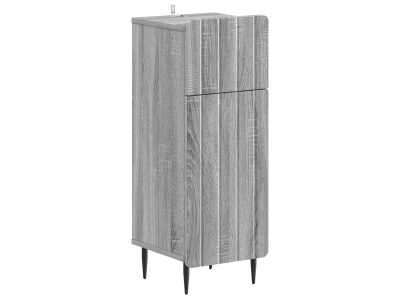 Ensemble de 2 meubles de salle de bain zwolle sonoma gris cf63245 - Conforama D