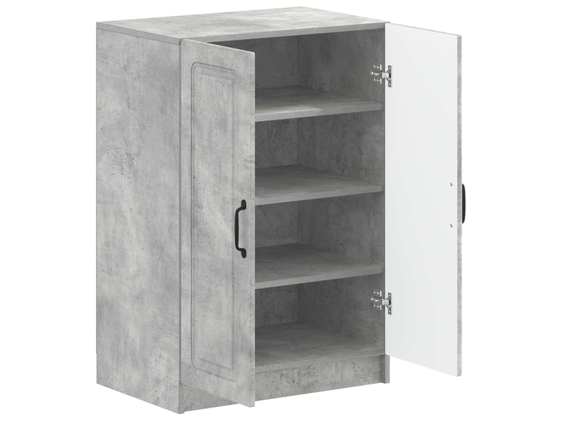 Meuble à chaussures, cabinet à chaussures utrecht 59,5x39,5x87 cm gris béton  - Conforama C