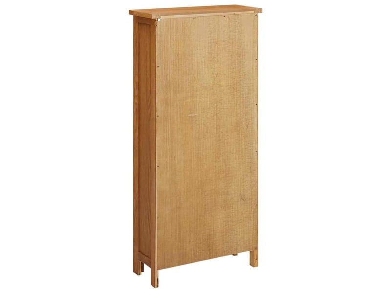  Armoire de rangement, commode de rangement 50x22x110 cm bois de chêne massif  - Conforama E