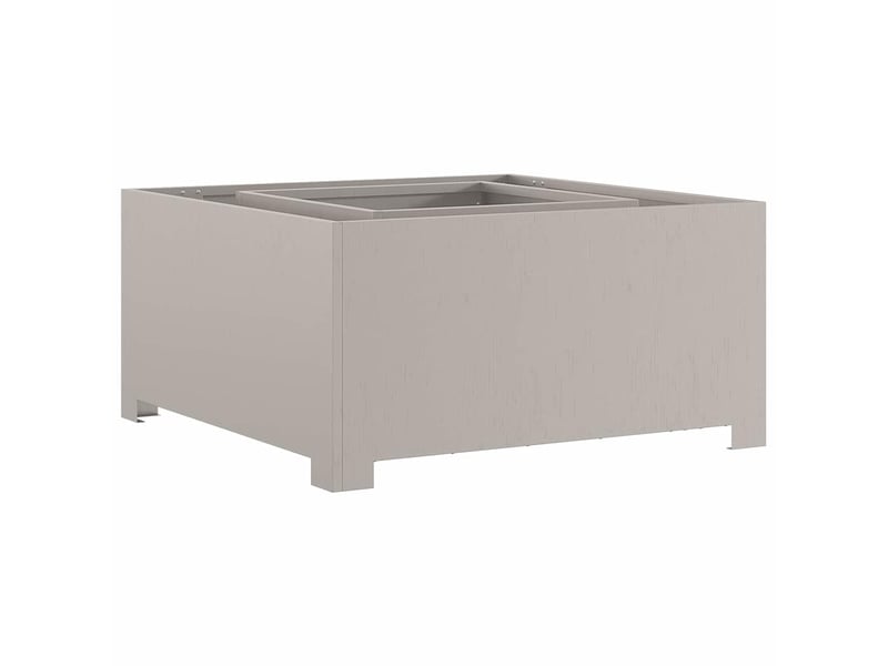  Brasero exterieur, foyer camping rouillé 80x80x40 cm acier patiné shl22569  - Conforama E