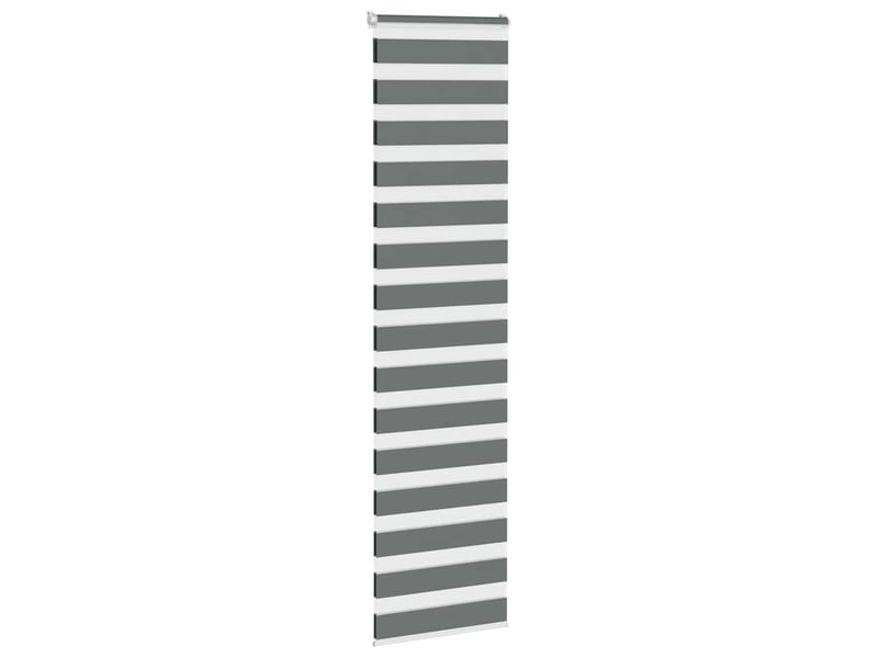  Store zèbre, store de fenêtre gris foncé largeur du tissu 55,9 cm polyester cf48608  - Conforama C