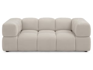 Selsey hollme - canapé - 190 cm - velours grège