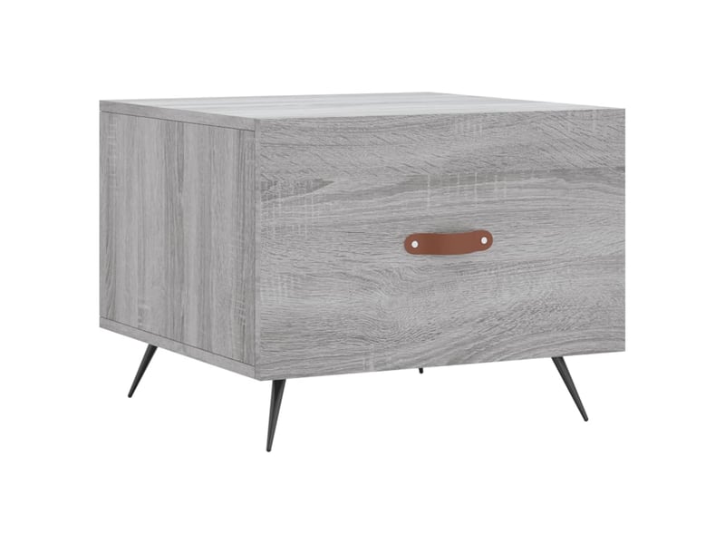  Tables basses 2 pcs - table de salon - table à thé sonoma gris 50x50x40 cm bois d'ingénierie  - Conforama E