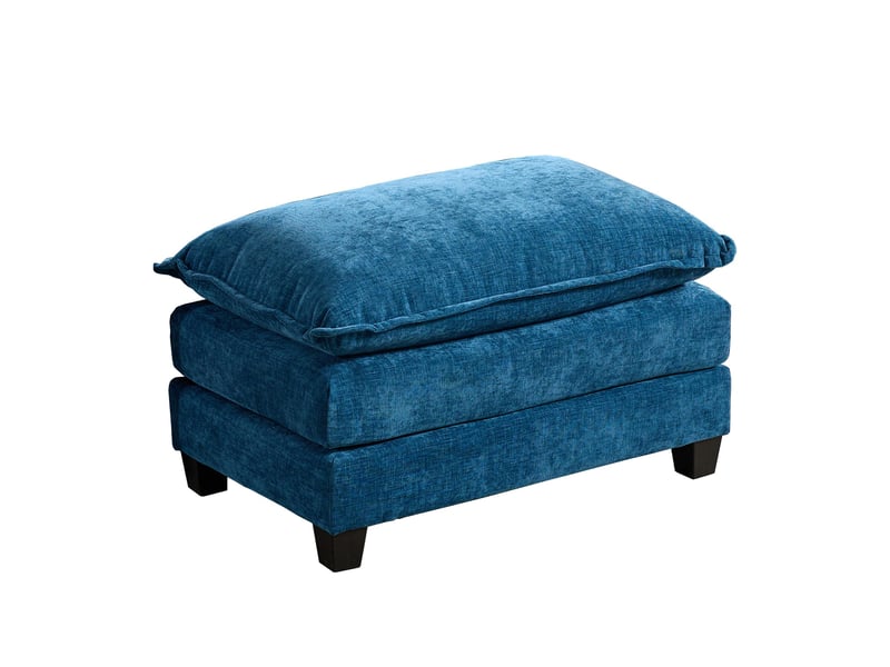  Cloud sofa ottoman uniquement, canapé sectionnel moderne, pour salon, chambre à coucher et appartement, coussin de siège rembourré double couche DE501DBL - Conforama A