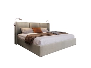 Lit coffre 160x200 cm Morn Vibe coloris beige
